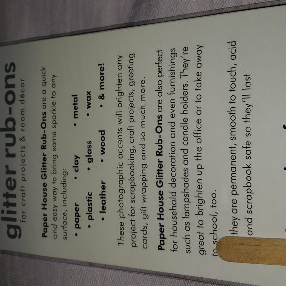 Feelin Frisky Glitter Rub-Ons - Picture 7 of 8